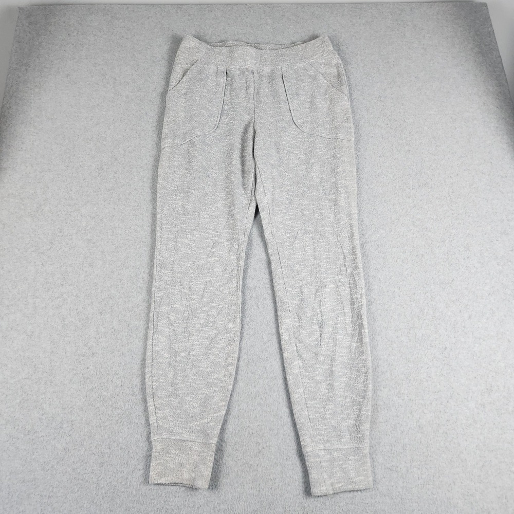 Shimera Jogger Pants Women Medium Gray Marled Lounge Athleisure Elastic Waist